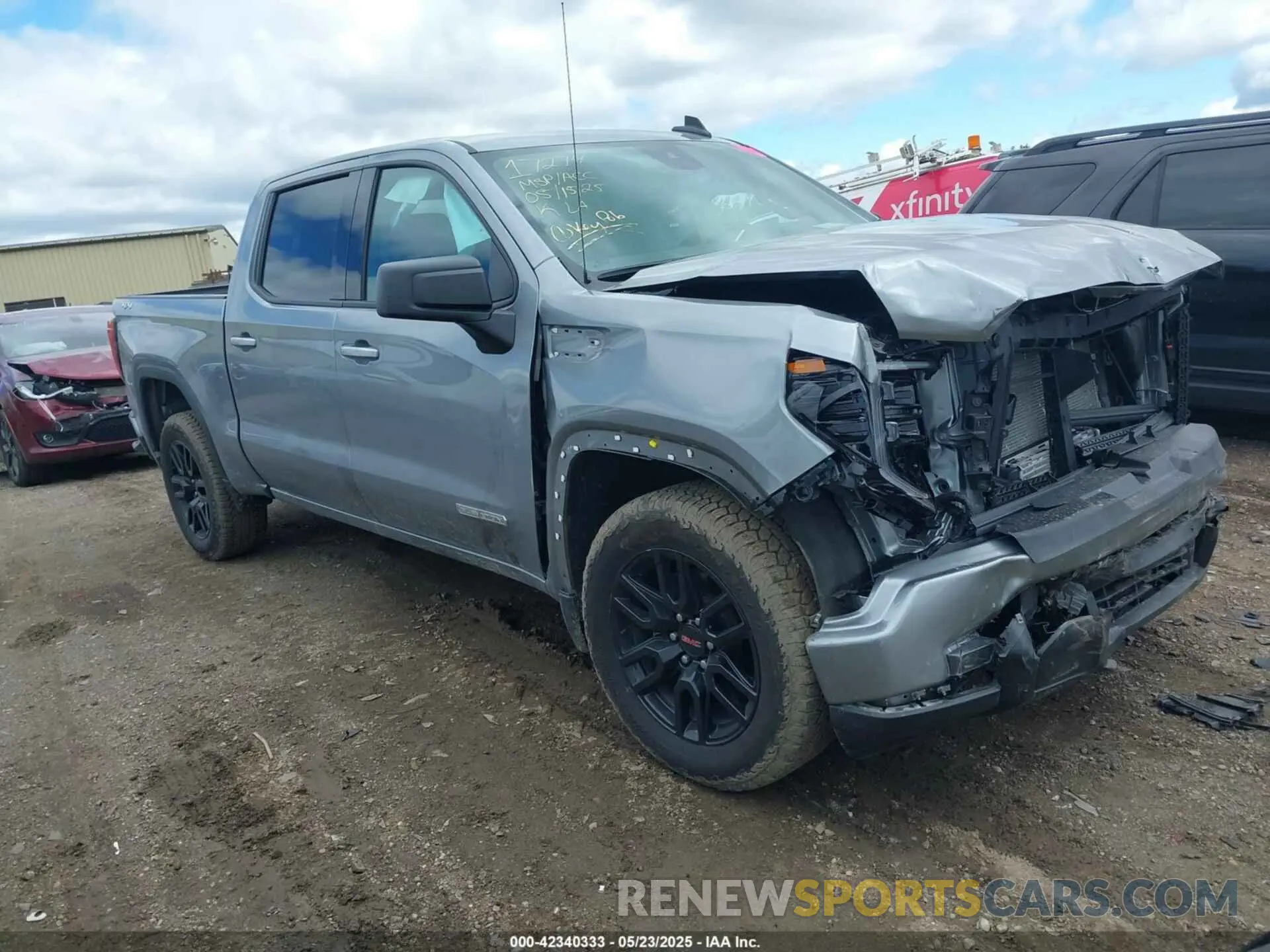 1 Photograph of a damaged car 3GTPUJEK1RG296707 GMC SIERRA 1500 2024