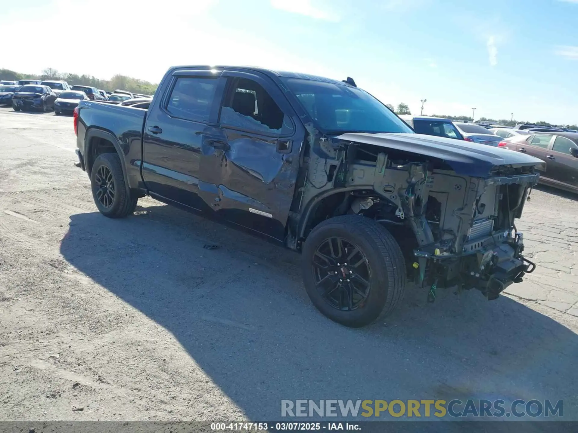 1 Photograph of a damaged car 3GTPUJEKXRG250518 GMC SIERRA 1500 2024