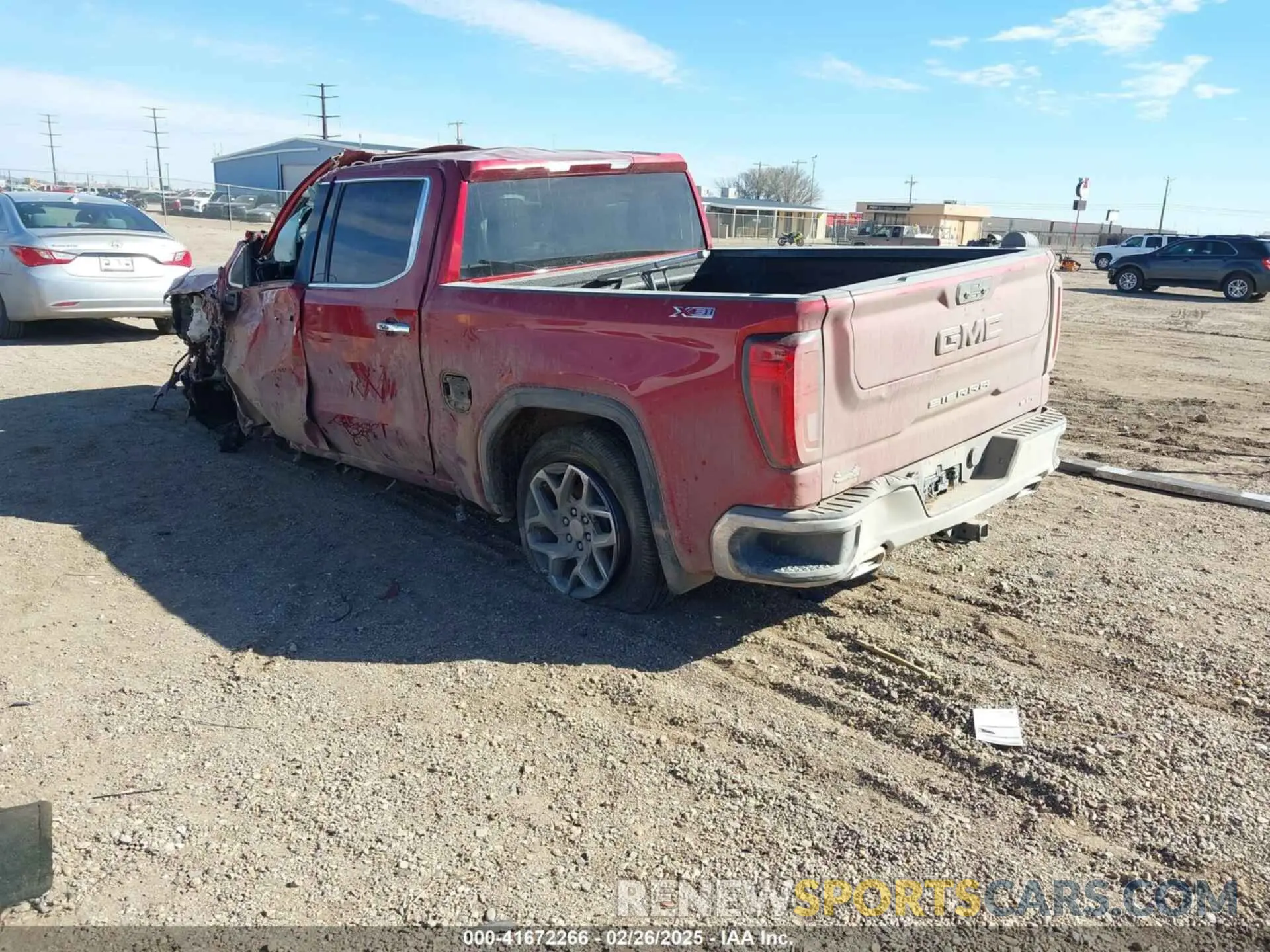 3 Photograph of a damaged car 3GTUUDE89RG210150 GMC SIERRA 1500 2024