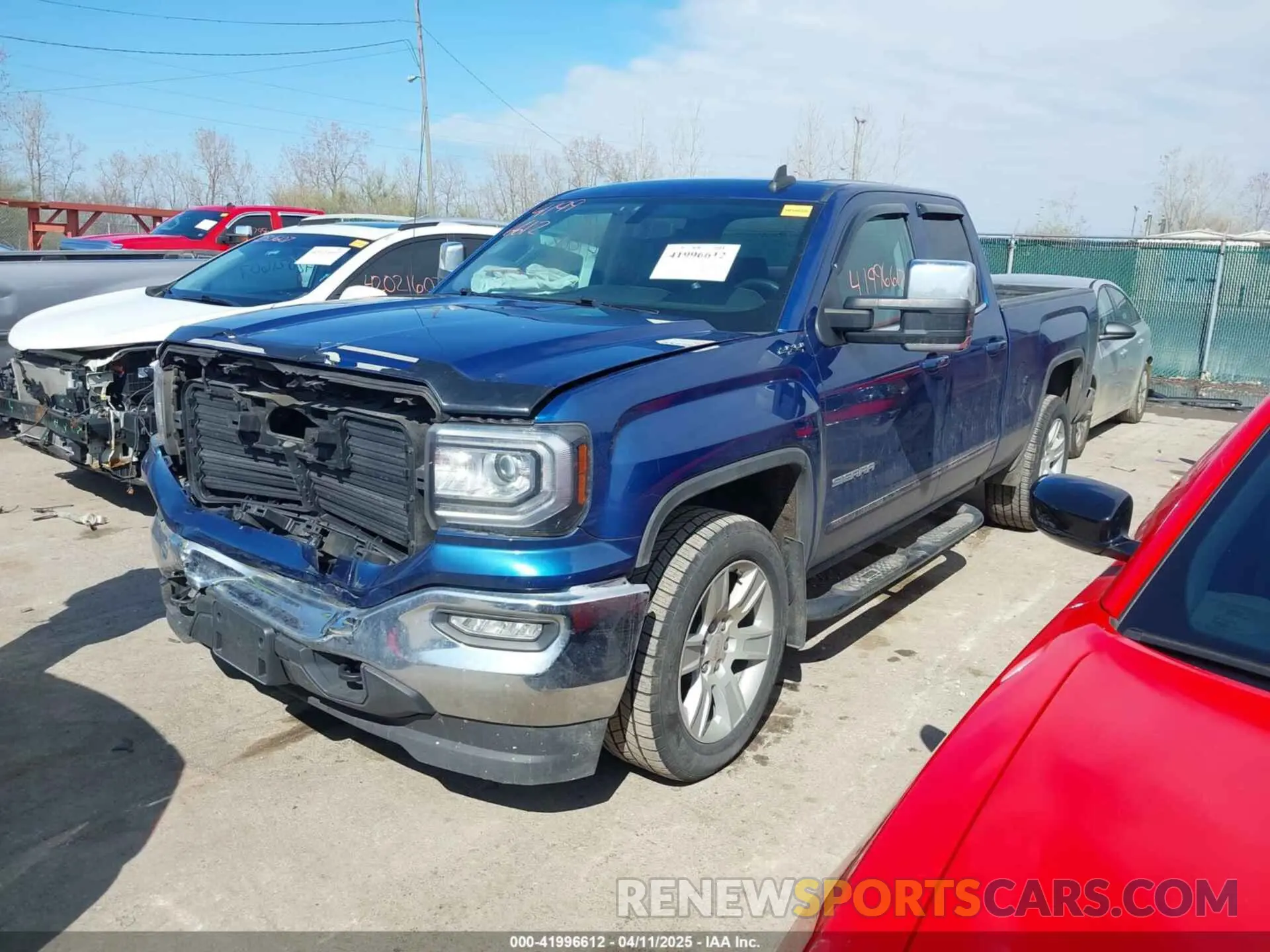 2 Photograph of a damaged car 2GTV2MEC5K1102900 GMC SIERRA 1500 LIMITED 2019