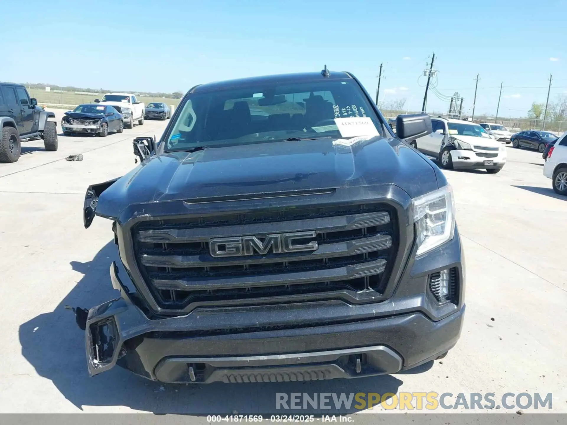 12 Photograph of a damaged car 1GTP8CED9NZ166850 GMC SIERRA 1500 LIMITED 2022