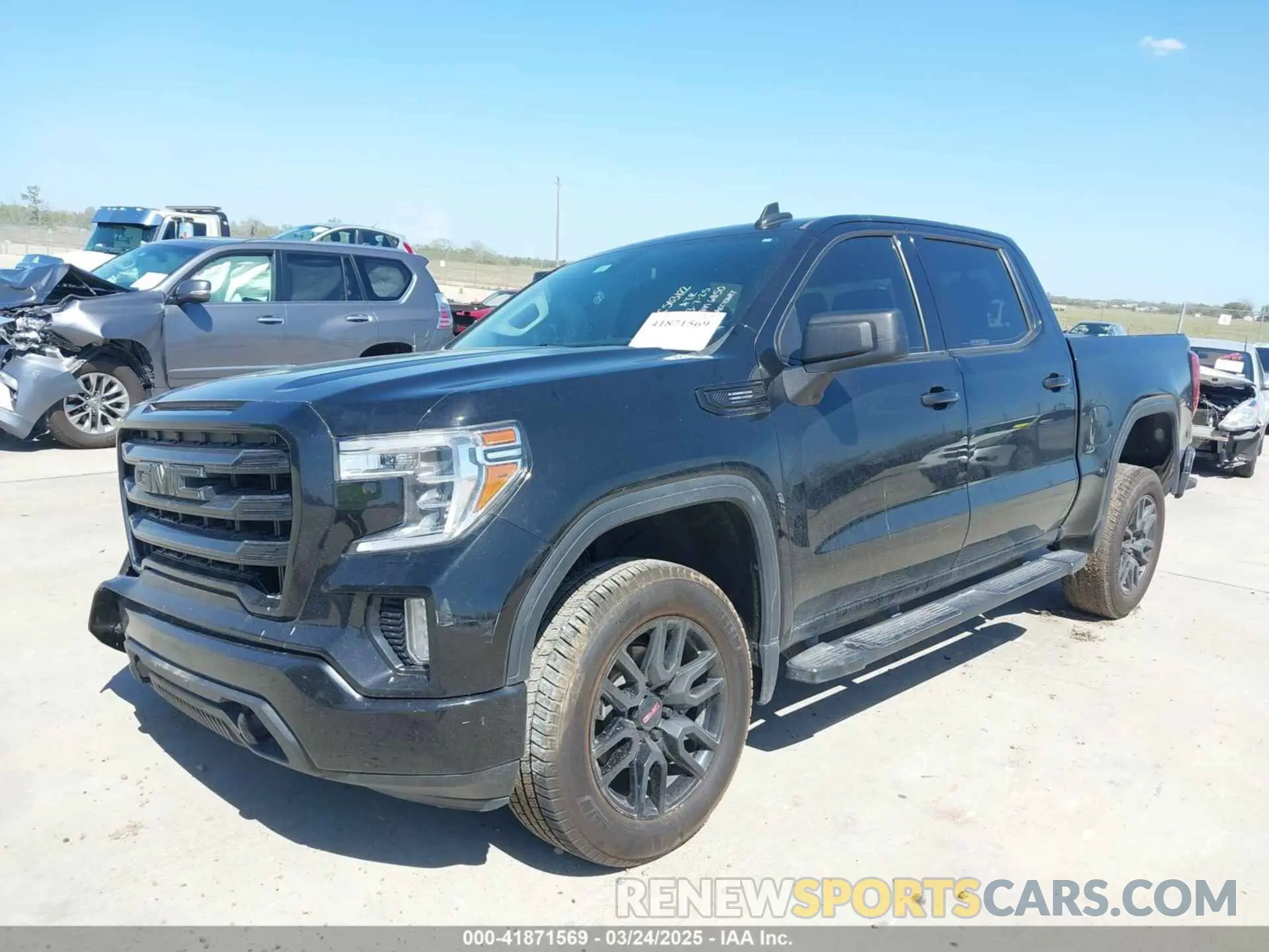 2 Photograph of a damaged car 1GTP8CED9NZ166850 GMC SIERRA 1500 LIMITED 2022
