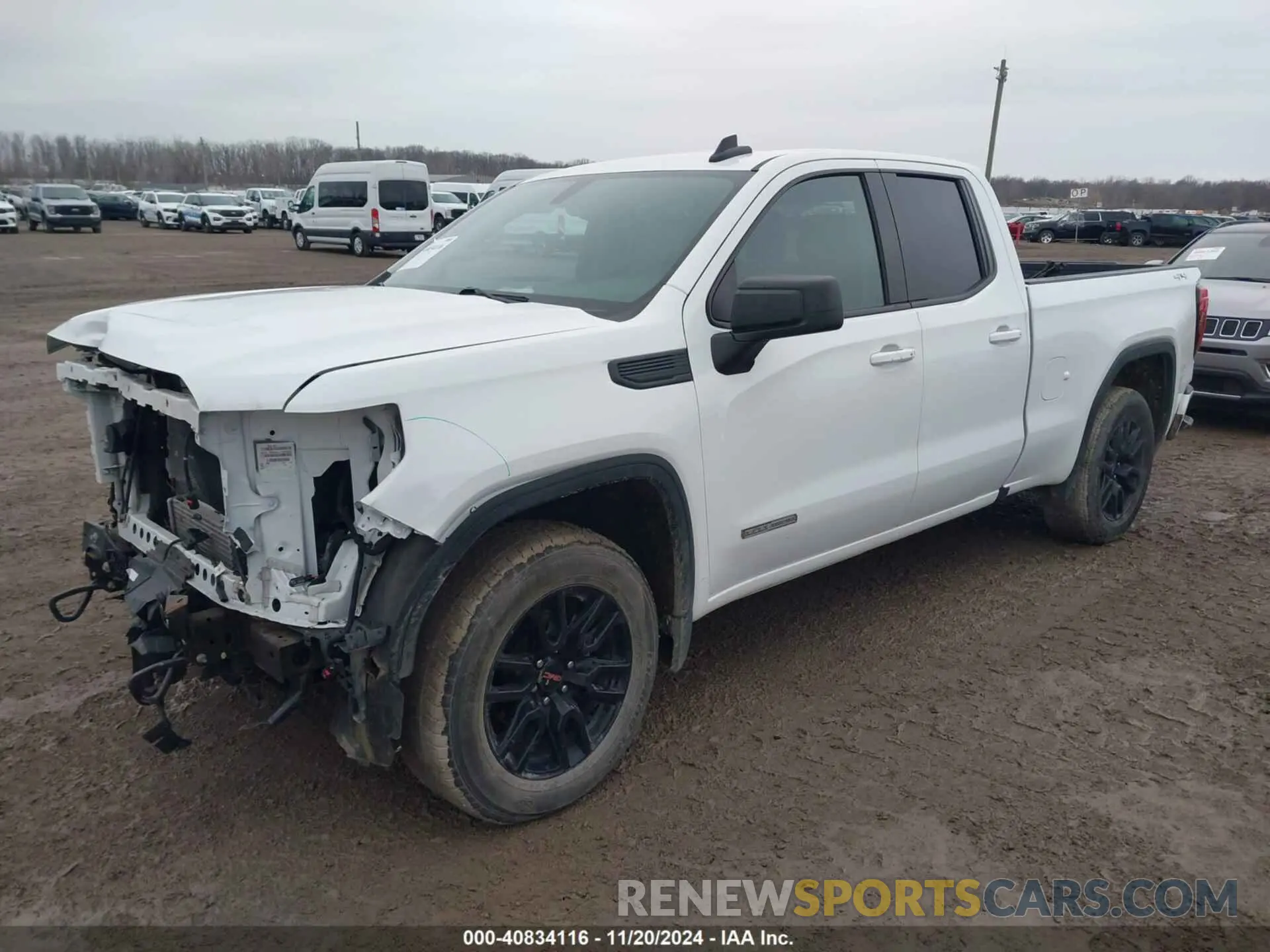 2 Photograph of a damaged car 1GTR9GEK3NZ135220 GMC SIERRA 1500 LIMITED 2022