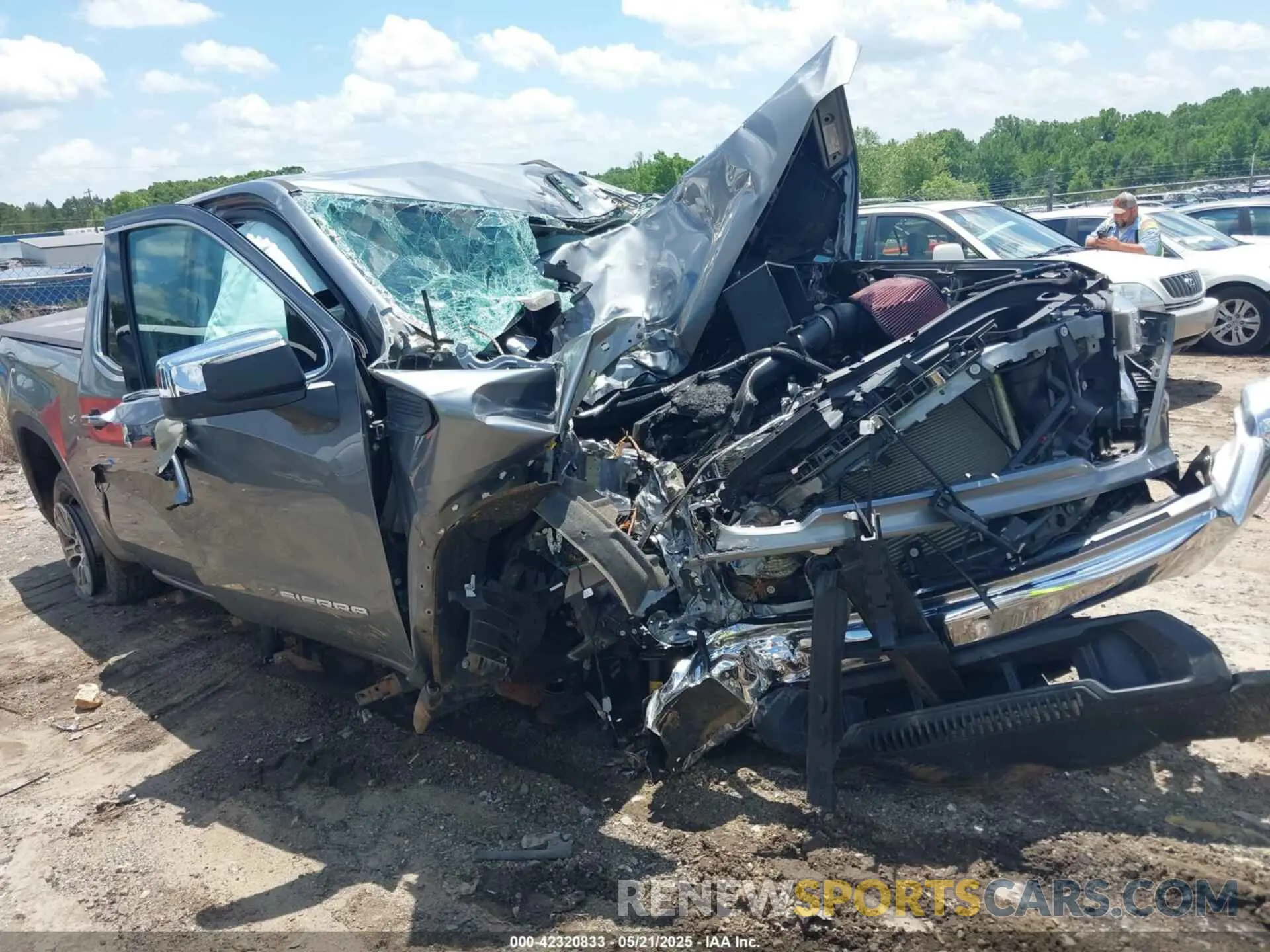 1 Photograph of a damaged car 3GTP8BEK7NG121544 GMC SIERRA 1500 LIMITED 2022
