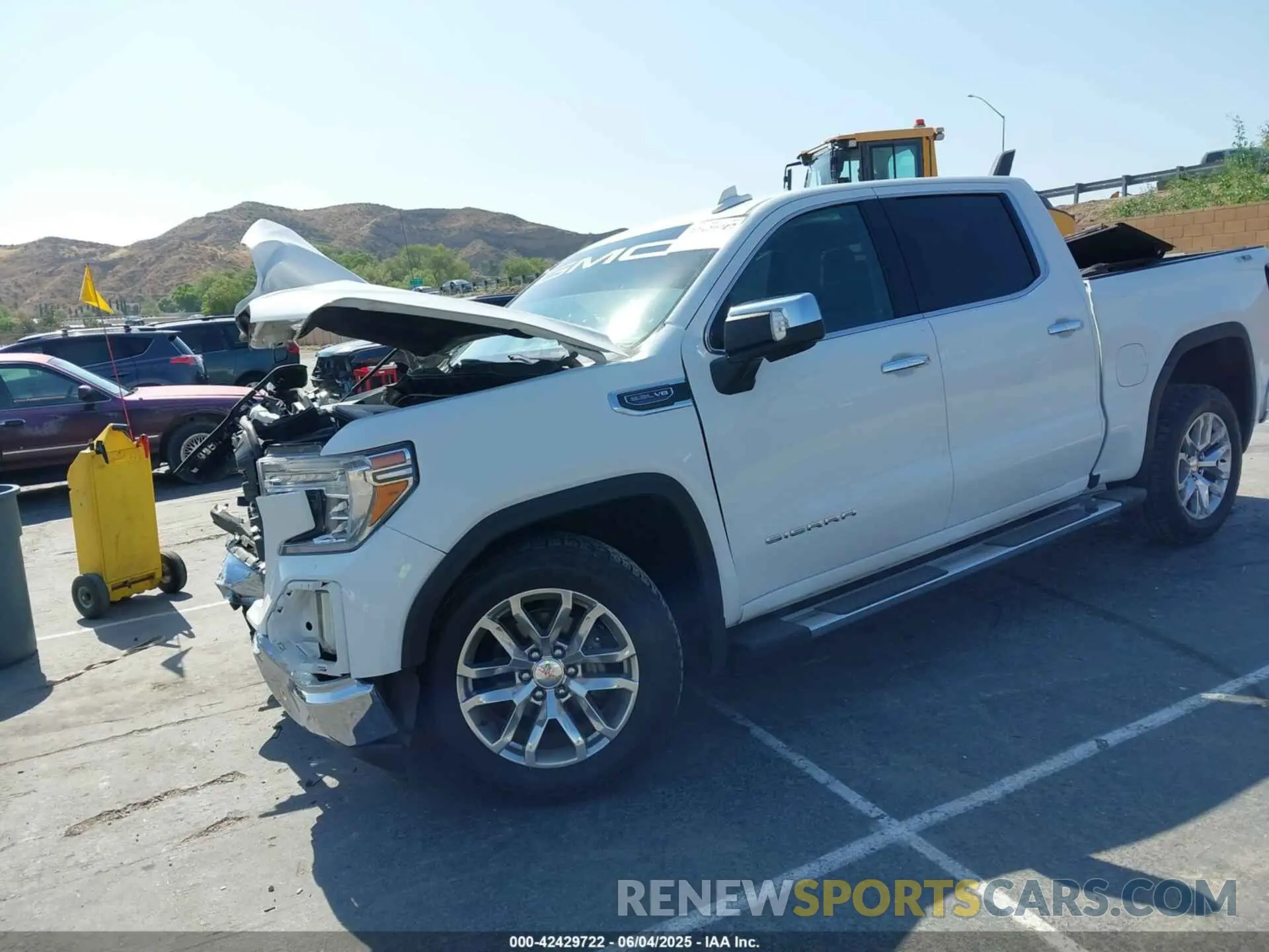 2 Photograph of a damaged car 3GTU9DED3NG156904 GMC SIERRA 1500 LIMITED 2022
