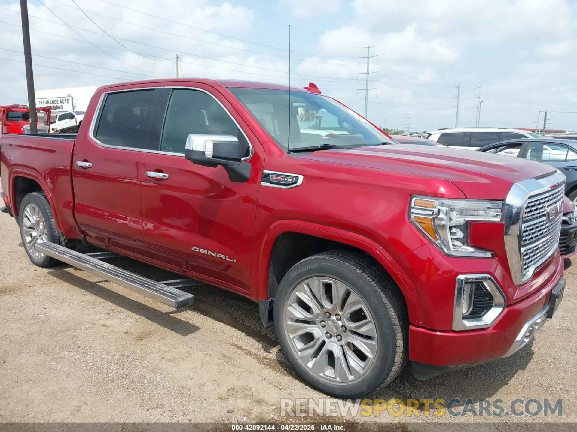 1 Photograph of a damaged car 3GTU9FEL6NG180648 GMC SIERRA 1500 LIMITED 2022
