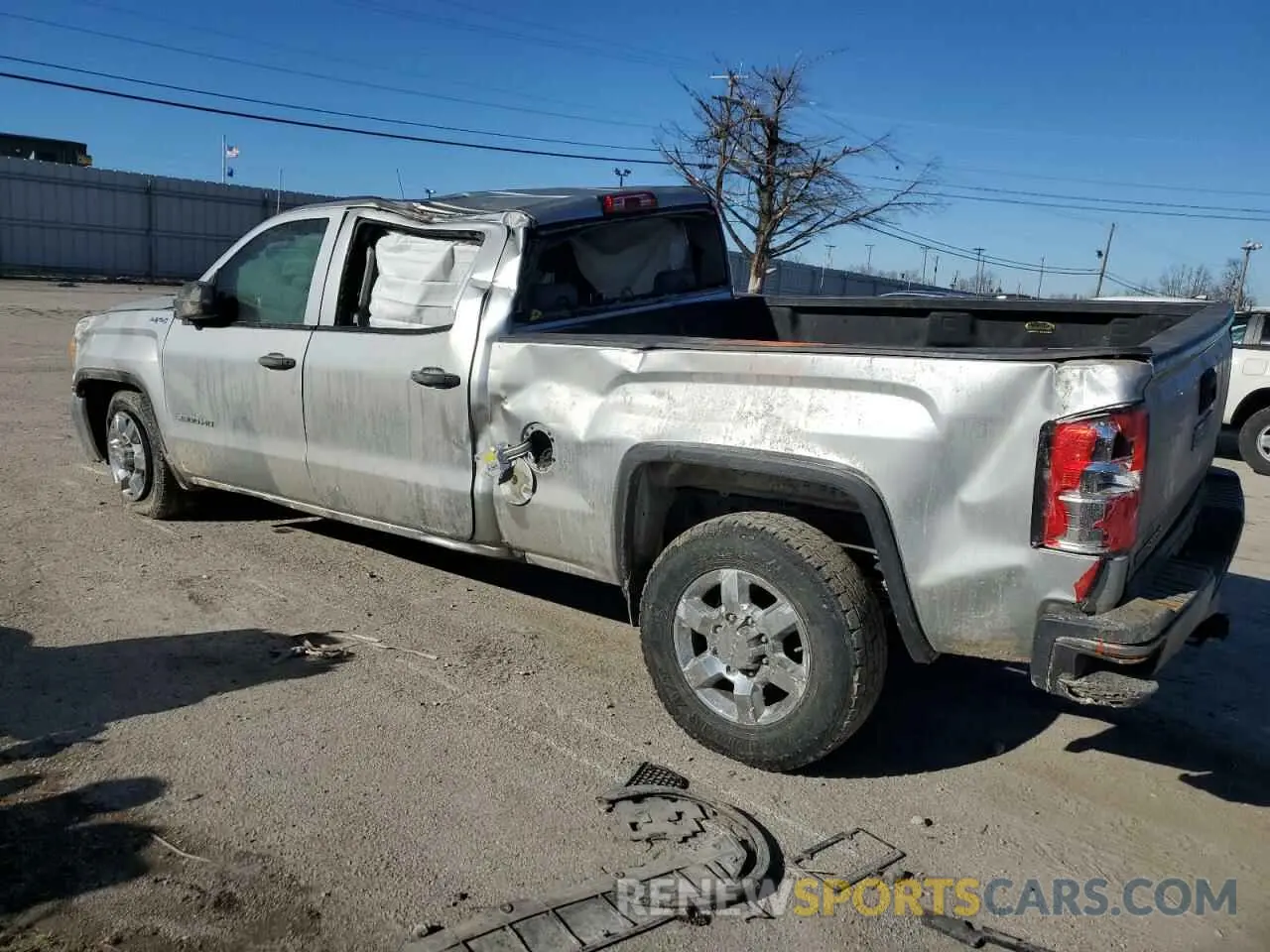 2 Photograph of a damaged car 1GT12NEG4KF238998 GMC SIERRA 2019