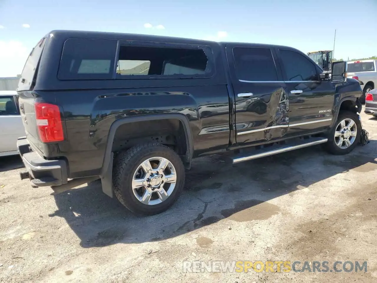 3 Photograph of a damaged car 1GT12REG9KF262852 GMC SIERRA 2019