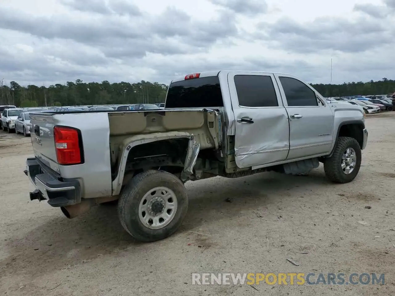 3 Photograph of a damaged car 1GT12REY3KF236787 GMC SIERRA 2019