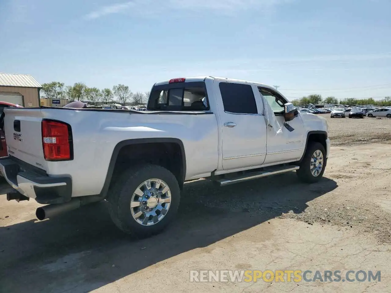 3 Photograph of a damaged car 1GT12SEY2KF106040 GMC SIERRA 2019