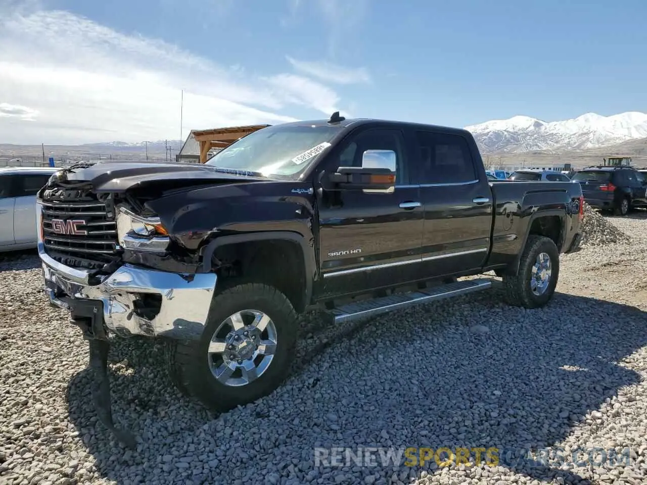 1 Photograph of a damaged car 1GT42VCYXKF152121 GMC SIERRA 2019