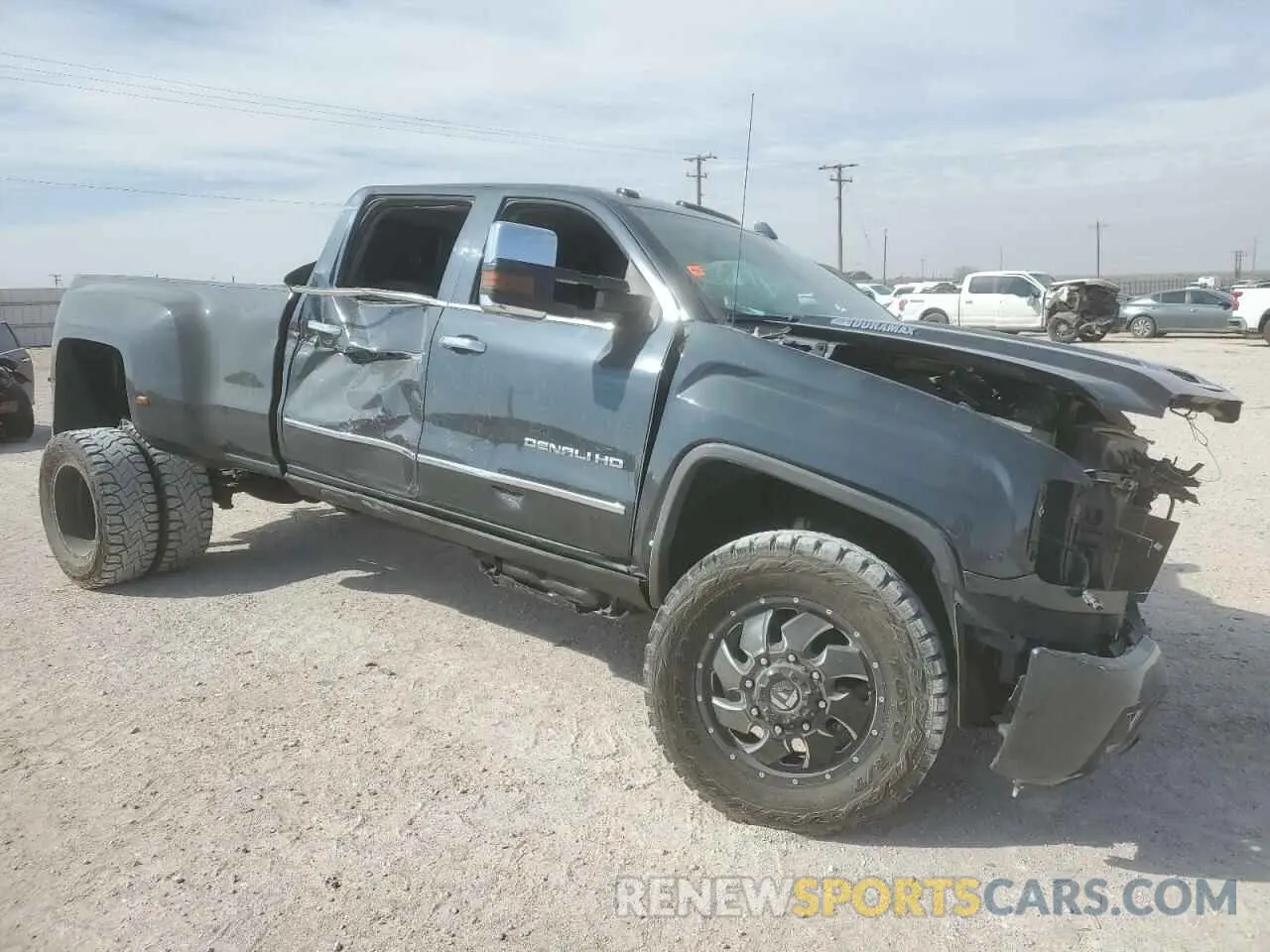 4 Photograph of a damaged car 1GT42WEY6KF163720 GMC SIERRA 2019