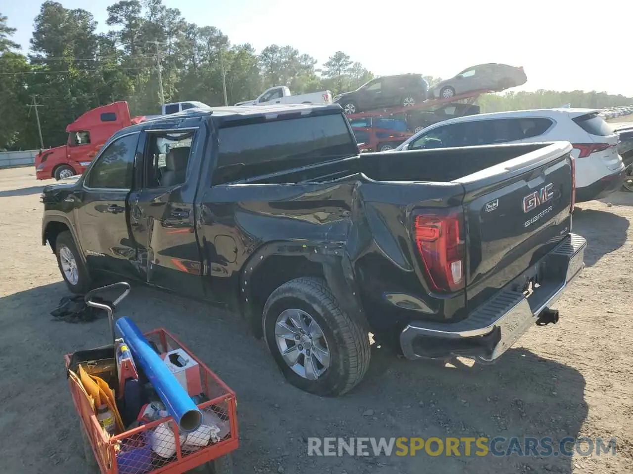 2 Photograph of a damaged car 1GTP8BED5KZ326356 GMC SIERRA 2019