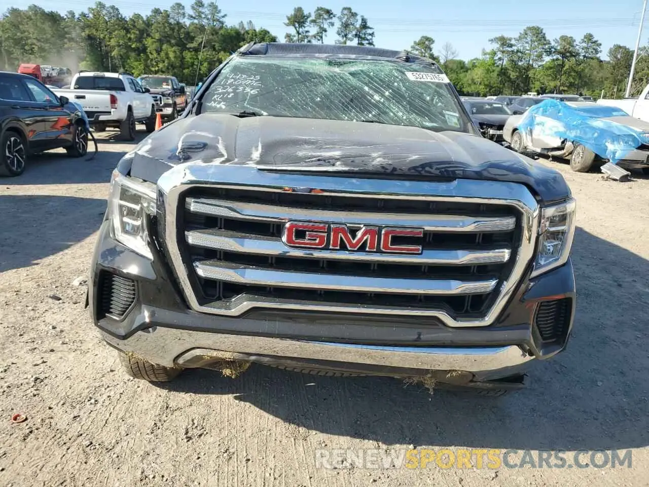 5 Photograph of a damaged car 1GTP8BED5KZ326356 GMC SIERRA 2019