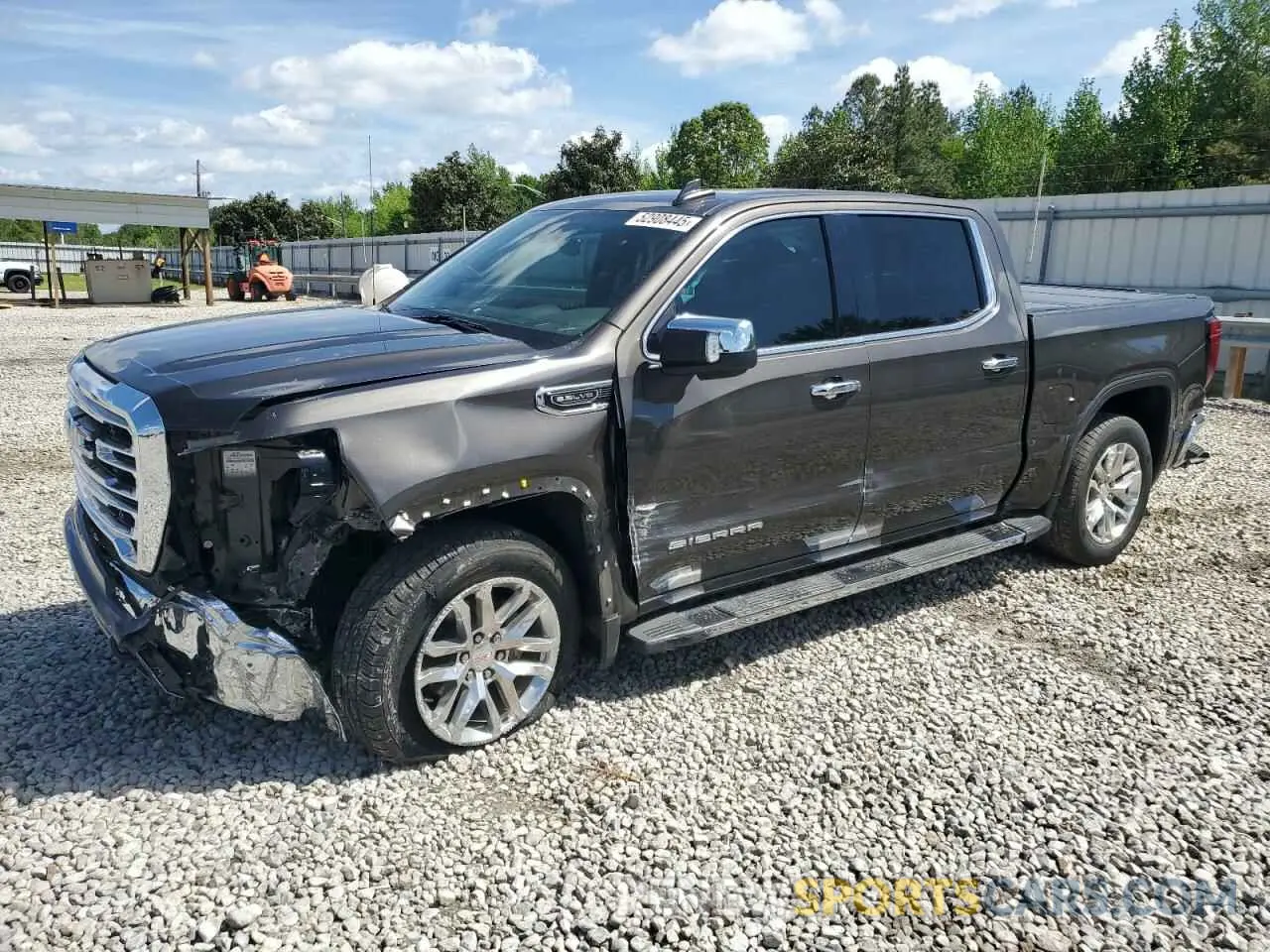 1 Photograph of a damaged car 1GTP8DED9KZ246103 GMC SIERRA 2019