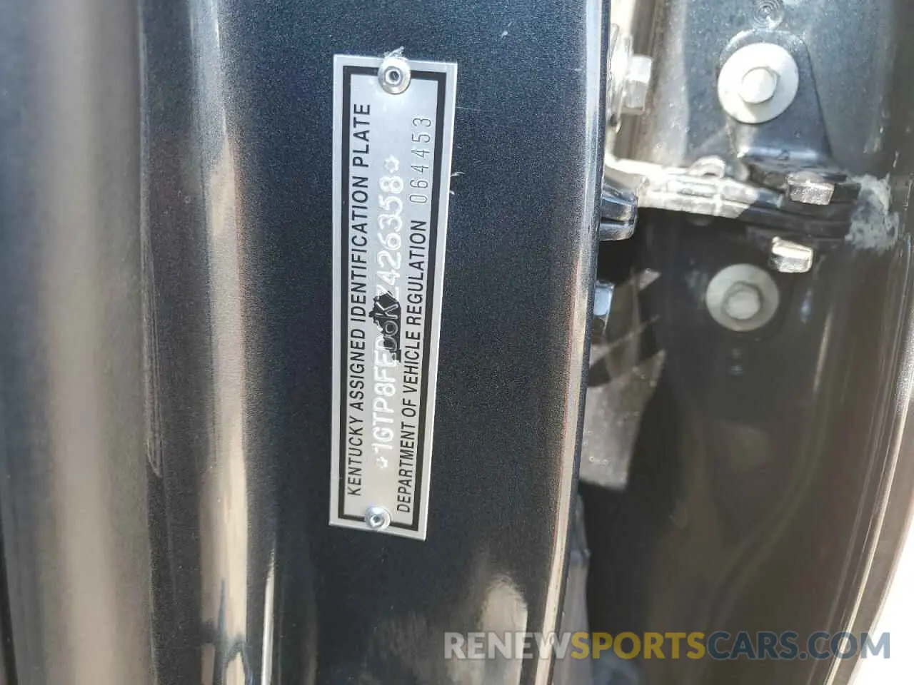 12 Photograph of a damaged car 1GTP8FED6KZ426358 GMC SIERRA 2019