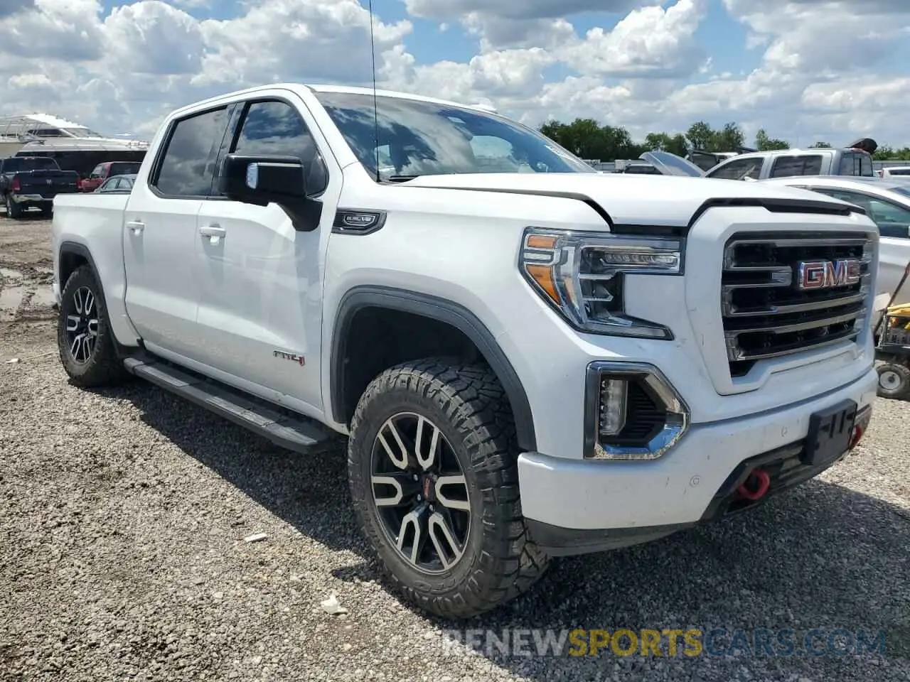 4 Photograph of a damaged car 1GTP9EED4KZ127183 GMC SIERRA 2019