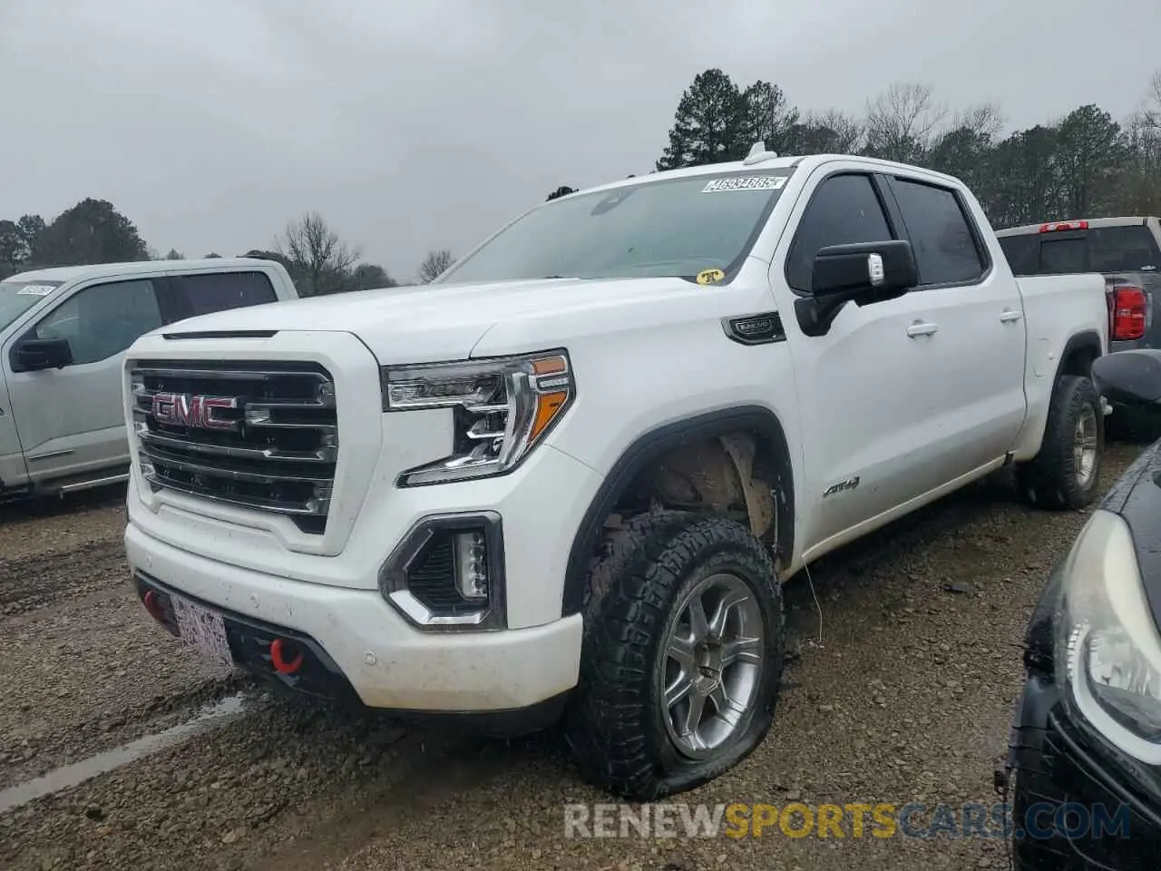 1 Photograph of a damaged car 1GTP9EED9KZ197701 GMC SIERRA 2019