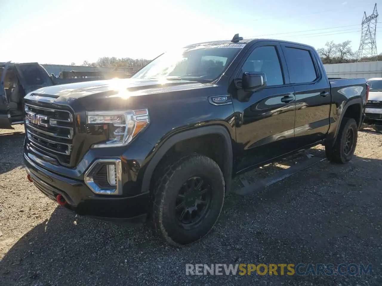 1 Photograph of a damaged car 1GTP9EELXKZ236044 GMC SIERRA 2019