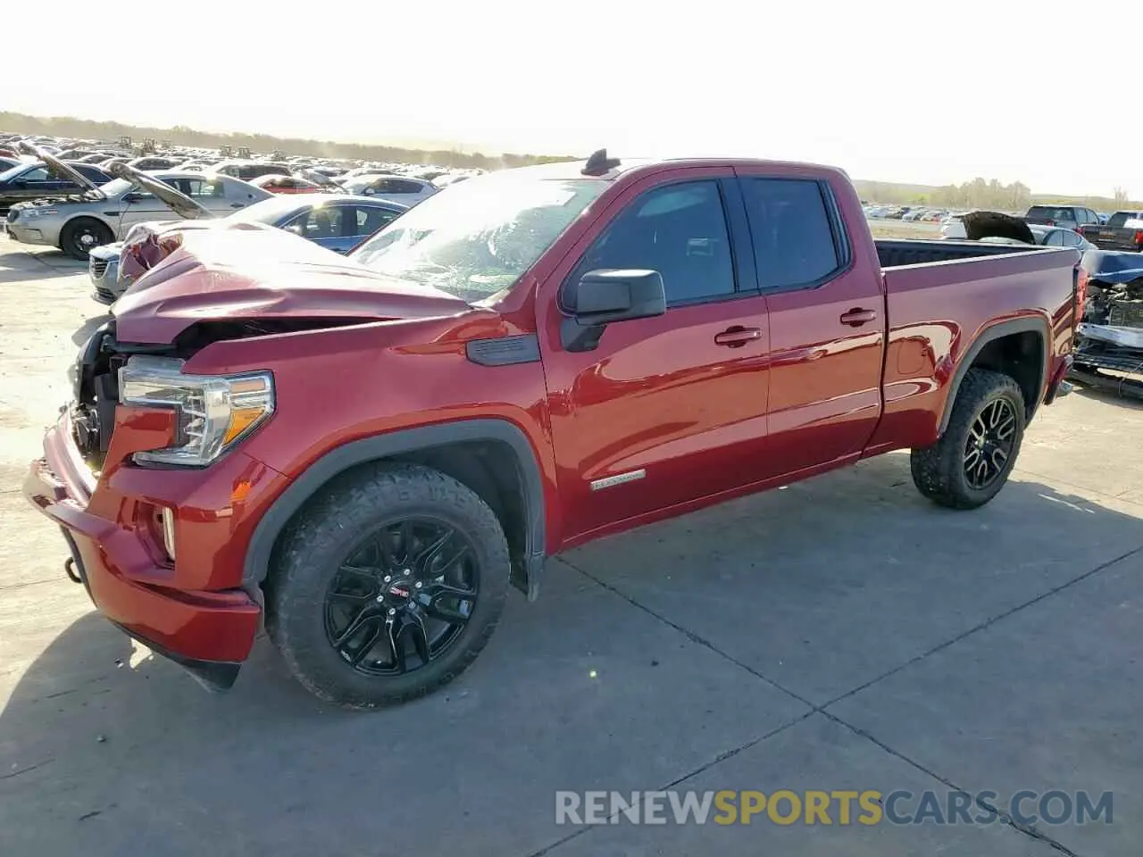 1 Photograph of a damaged car 1GTR8CEKXKZ197141 GMC SIERRA 2019