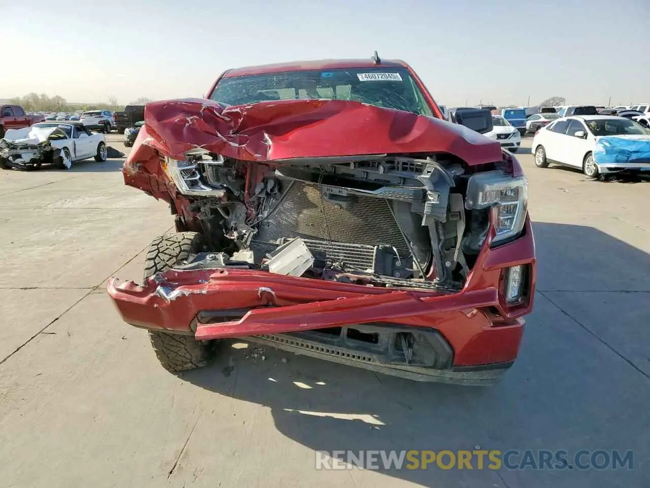5 Photograph of a damaged car 1GTR8CEKXKZ197141 GMC SIERRA 2019