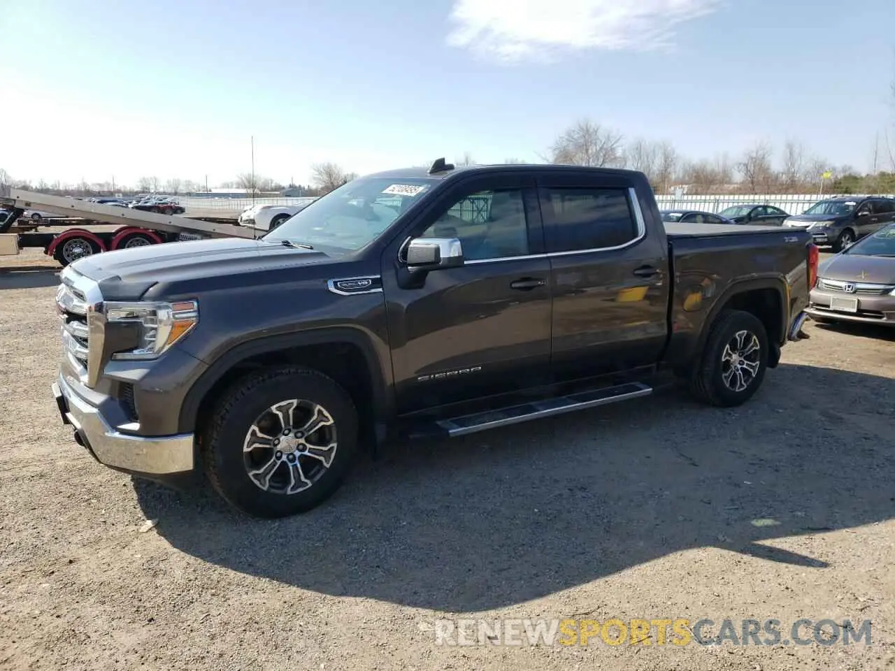 1 Photograph of a damaged car 1GTU9BED1KZ266317 GMC SIERRA 2019