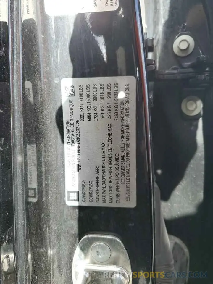 13 Photograph of a damaged car 1GTU9BED2KZ232225 GMC SIERRA 2019