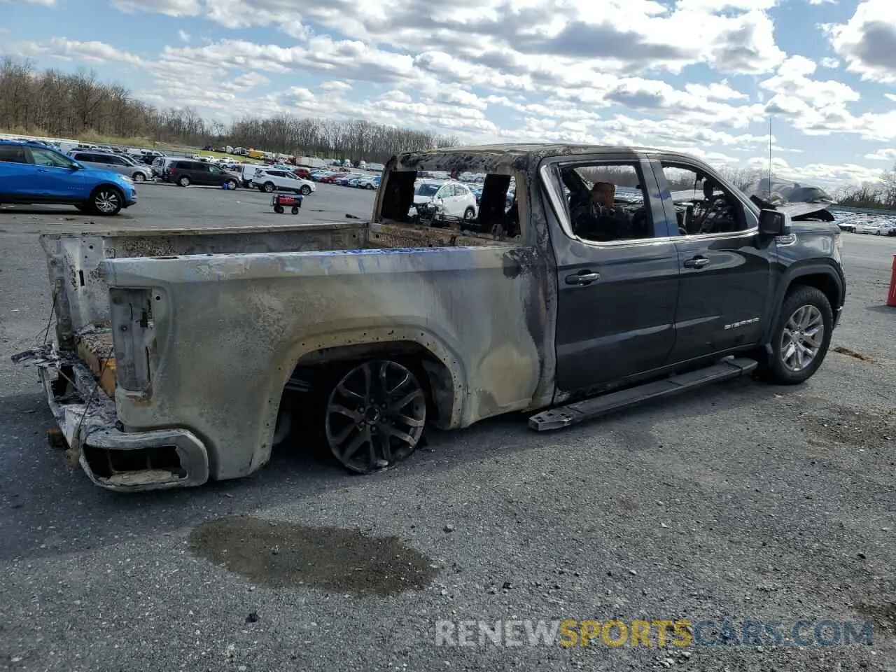 3 Photograph of a damaged car 1GTU9BED2KZ232225 GMC SIERRA 2019