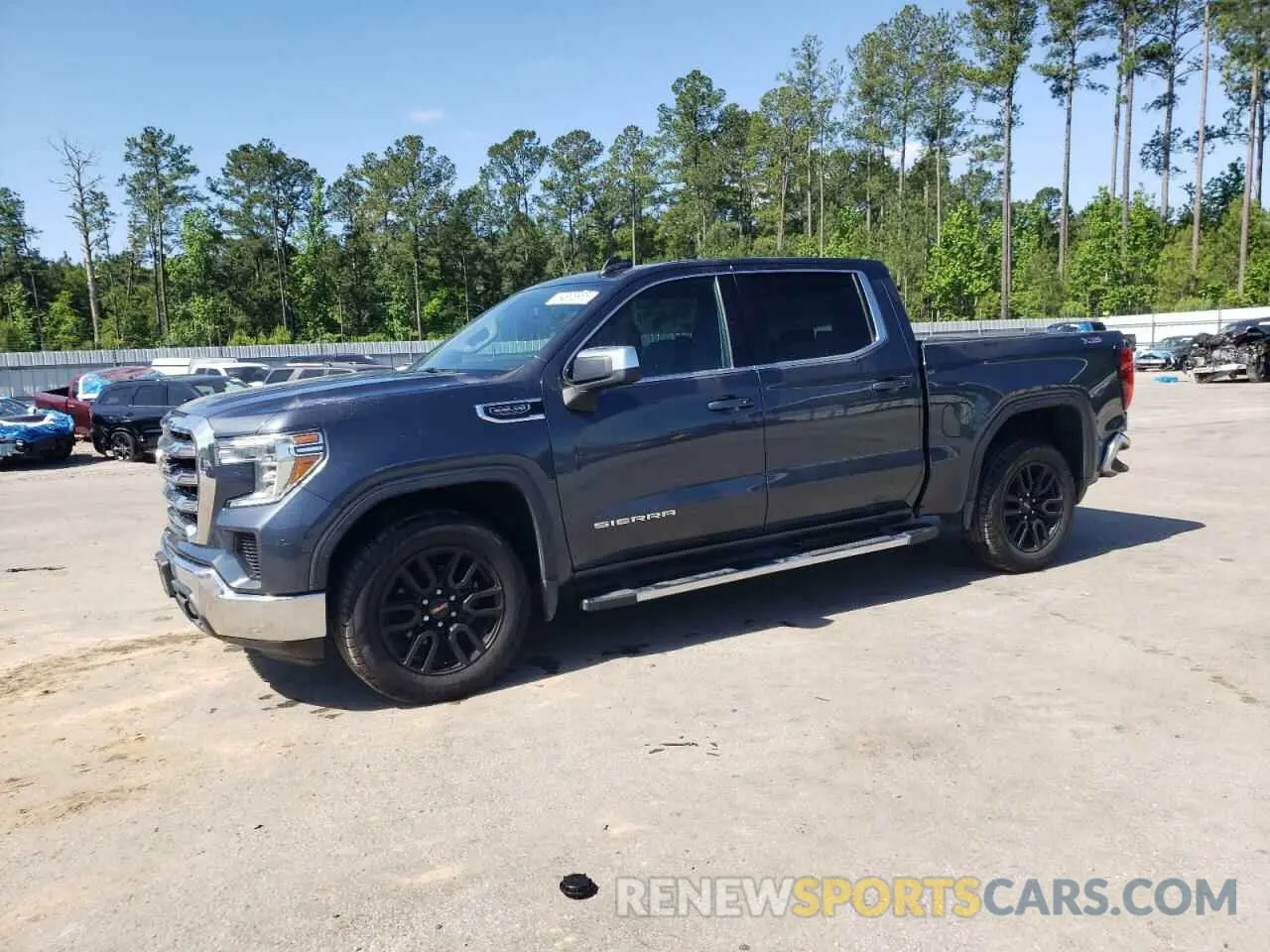 1 Photograph of a damaged car 1GTU9BED8KZ244251 GMC SIERRA 2019