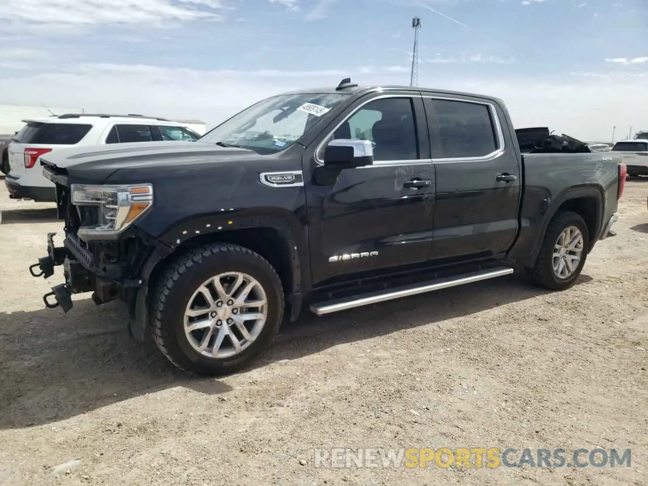1 Photograph of a damaged car 1GTU9BED9KZ369078 GMC SIERRA 2019