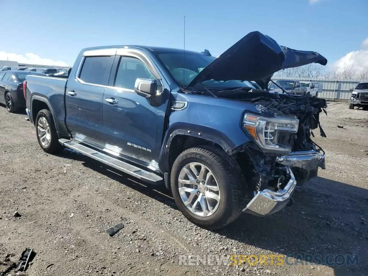 4 Photograph of a damaged car 1GTU9DED2KZ174533 GMC SIERRA 2019
