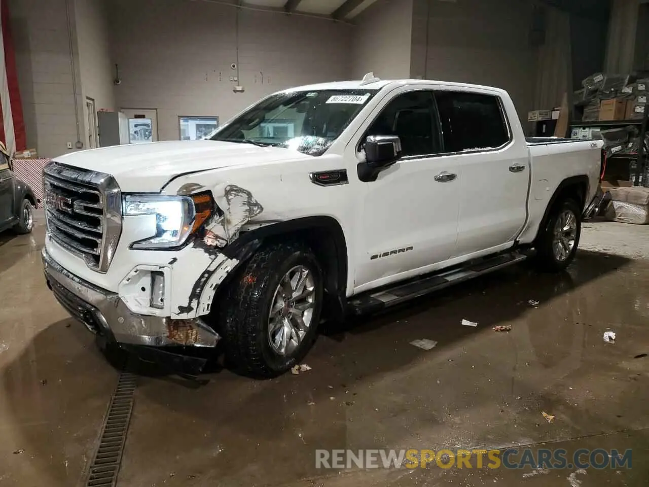 1 Photograph of a damaged car 1GTU9DEL0KZ222909 GMC SIERRA 2019