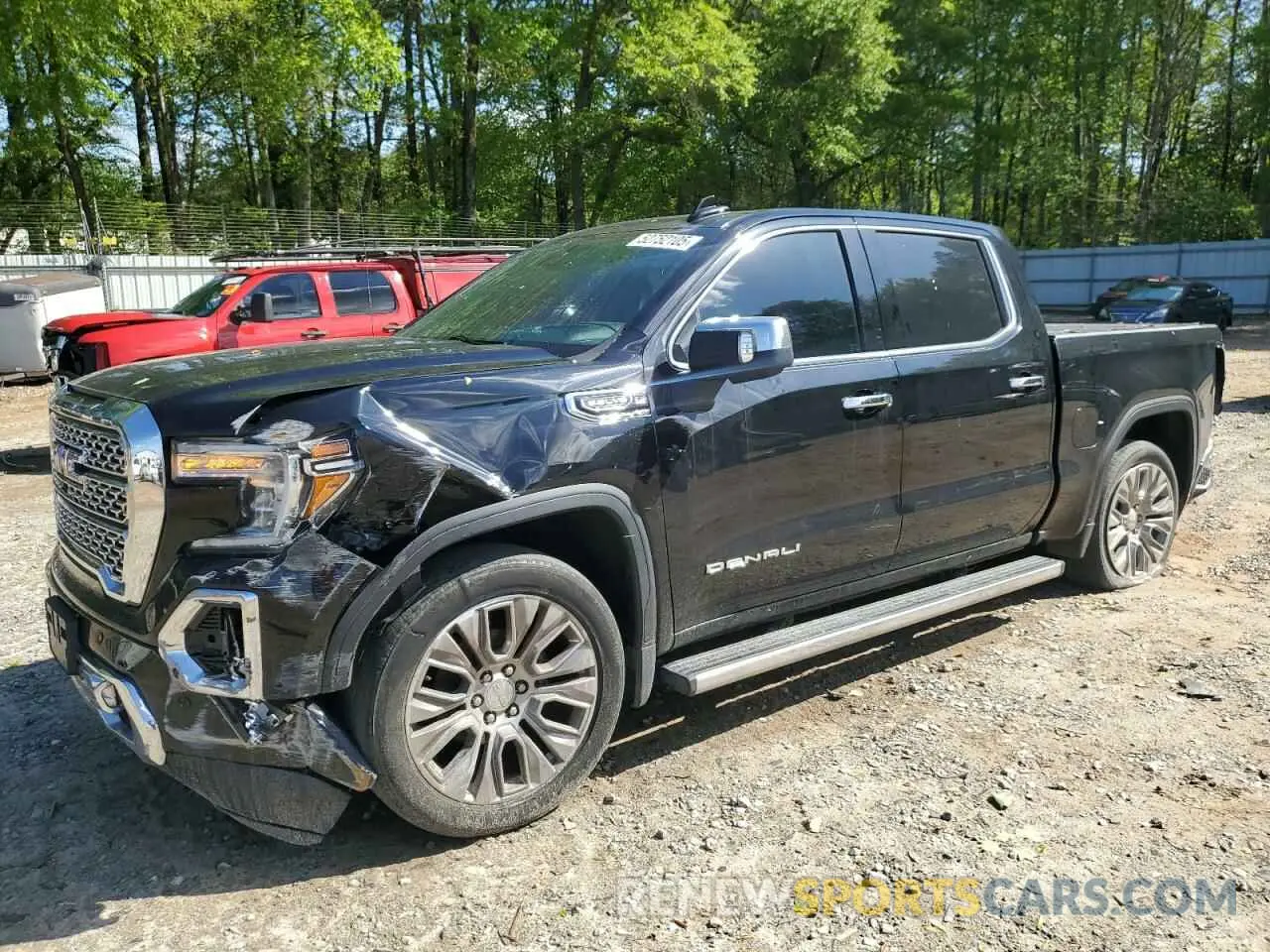 1 Photograph of a damaged car 1GTU9FEL0KZ236742 GMC SIERRA 2019