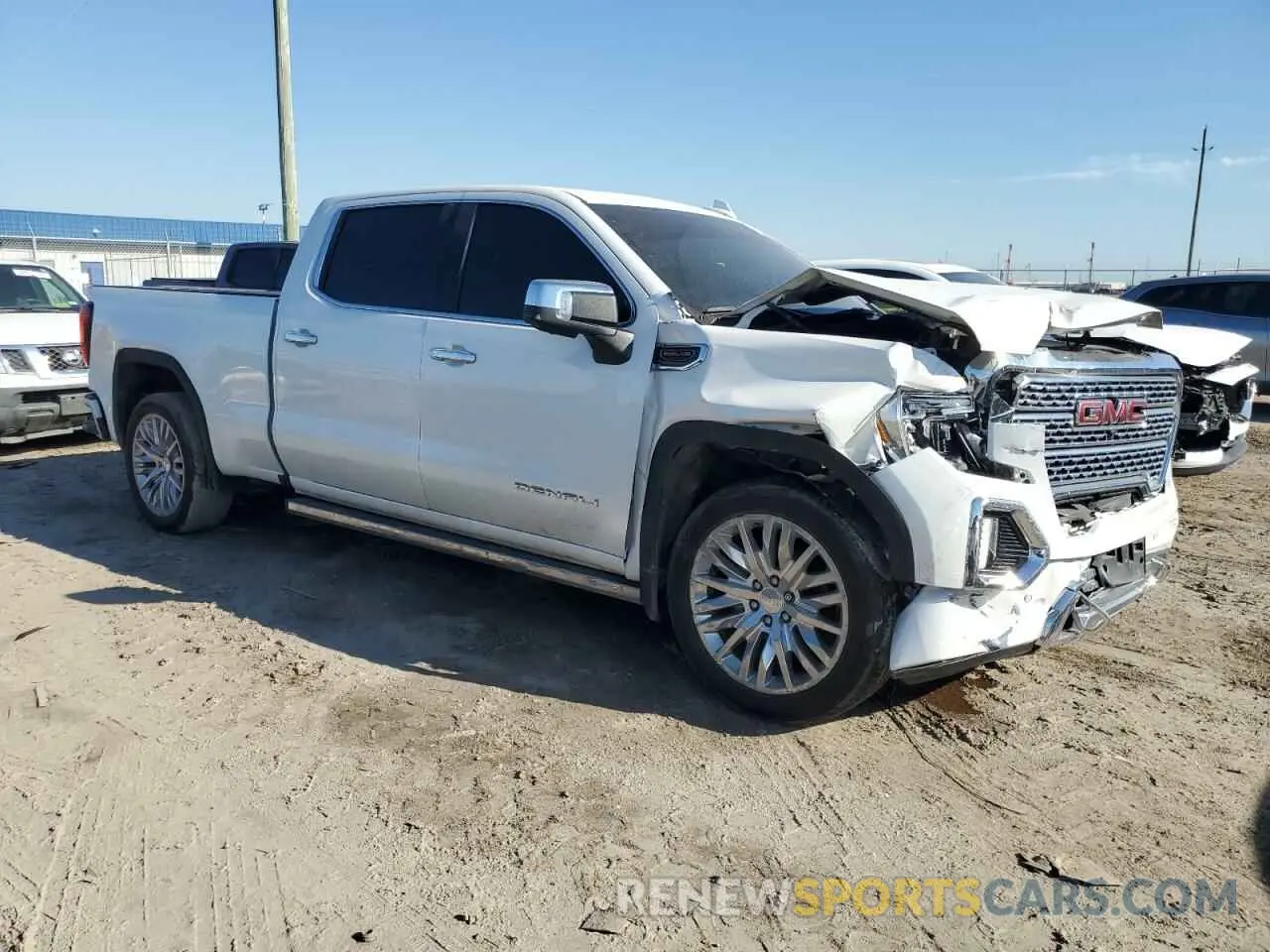 4 Photograph of a damaged car 1GTU9FEL0KZ291126 GMC SIERRA 2019