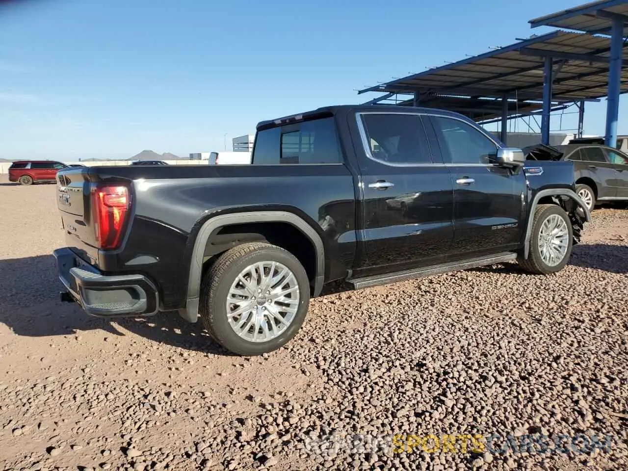 3 Photograph of a damaged car 1GTU9FEL1KZ261469 GMC SIERRA 2019