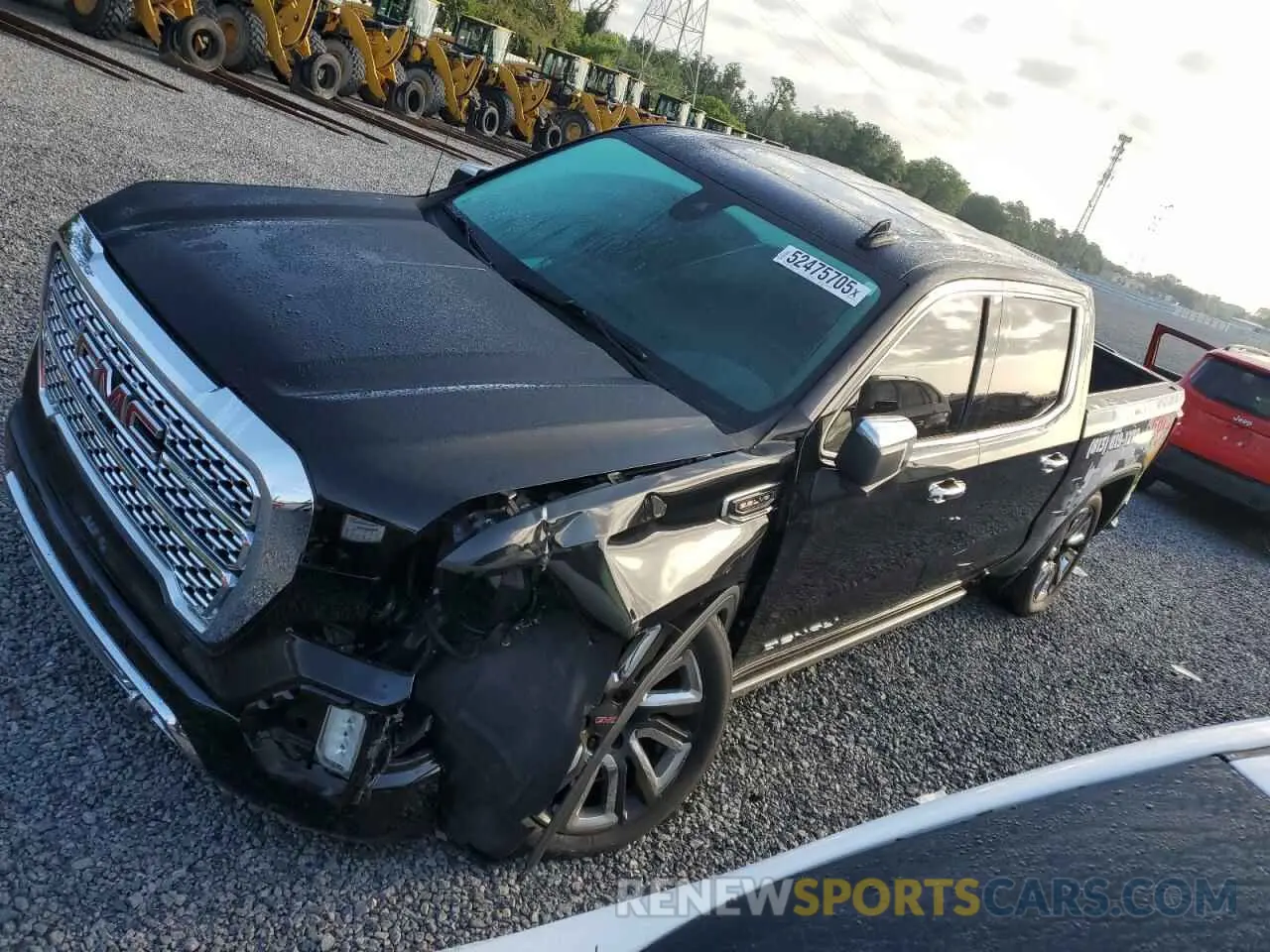 1 Photograph of a damaged car 1GTU9FEL3KZ306458 GMC SIERRA 2019