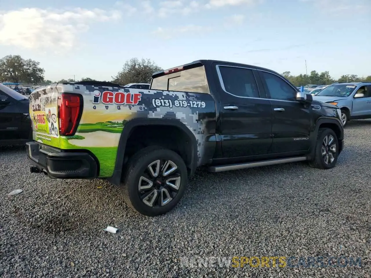 3 Photograph of a damaged car 1GTU9FEL3KZ306458 GMC SIERRA 2019