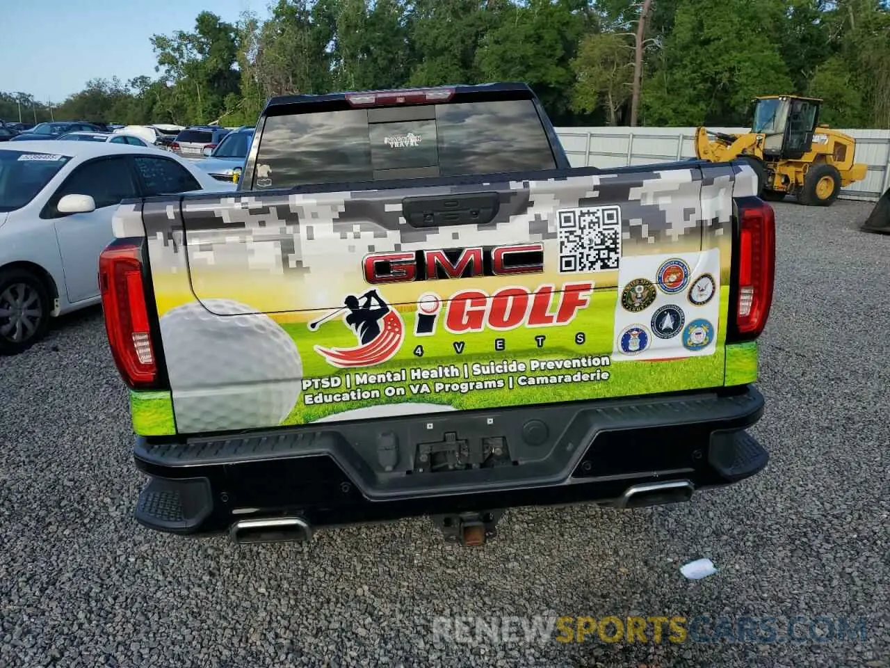 6 Photograph of a damaged car 1GTU9FEL3KZ306458 GMC SIERRA 2019