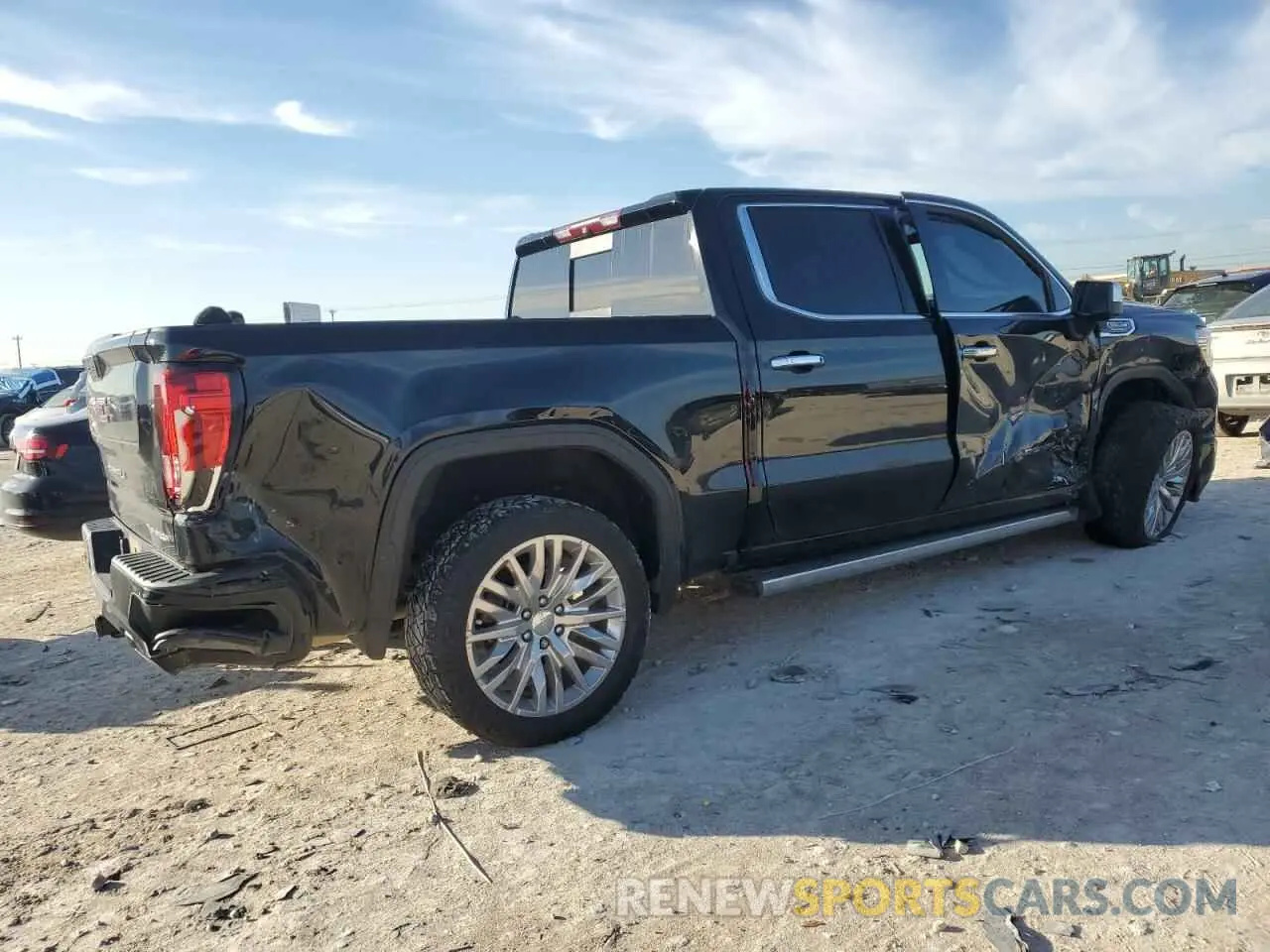 3 Photograph of a damaged car 1GTU9FEL4KZ327593 GMC SIERRA 2019