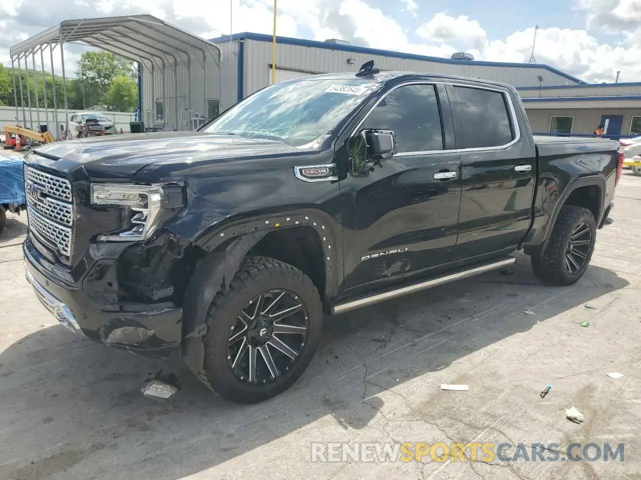 1 Photograph of a damaged car 1GTU9FEL4KZ349495 GMC SIERRA 2019