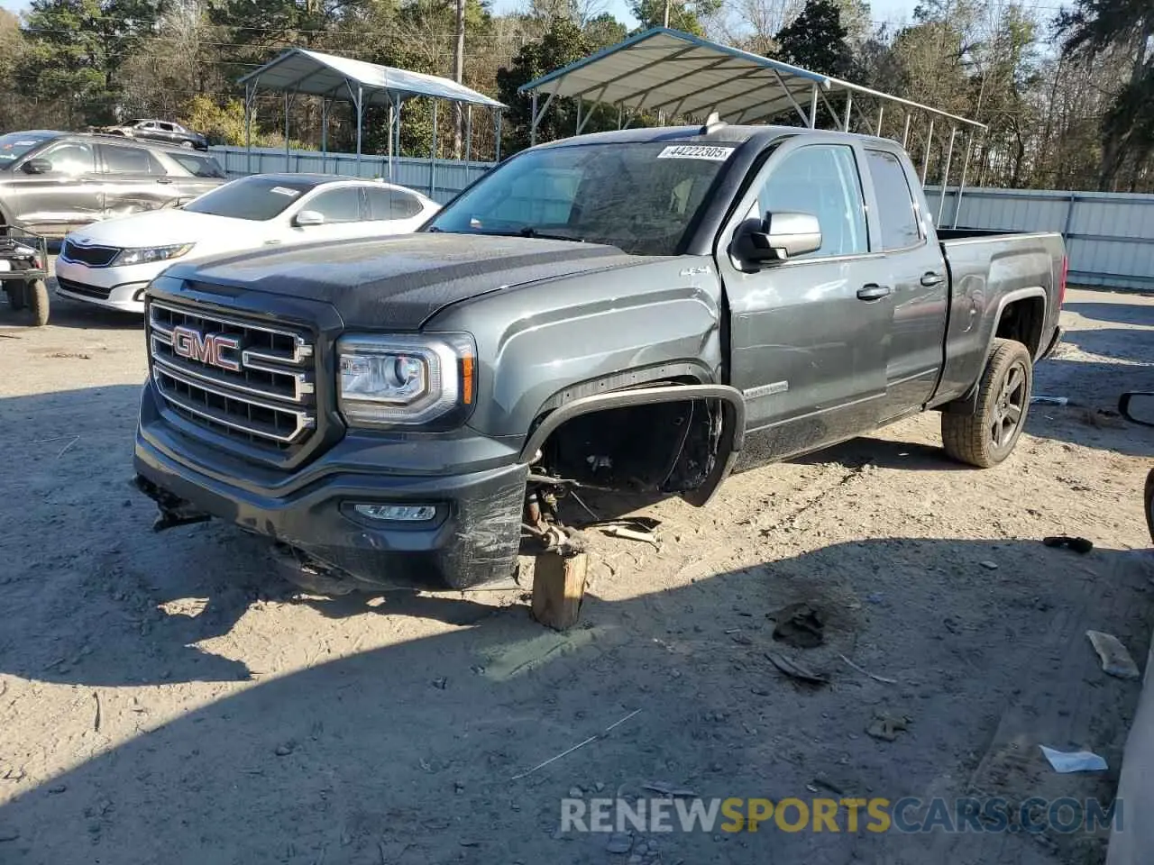 1 Photograph of a damaged car 2GTV2LEC1K1234546 GMC SIERRA 2019