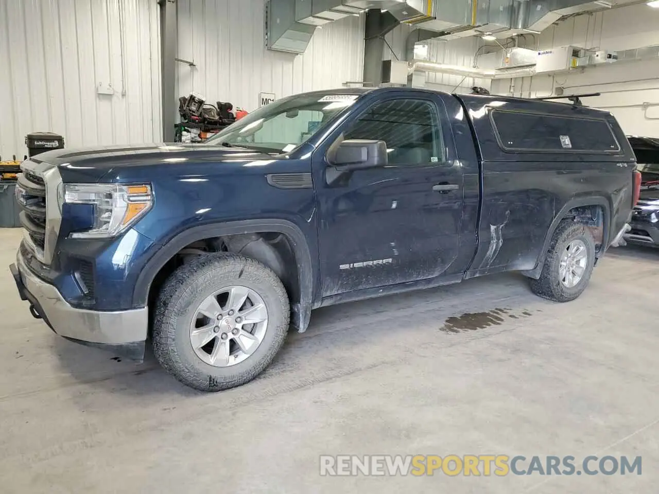 1 Photograph of a damaged car 3GTN9AEH9KG235429 GMC SIERRA 2019