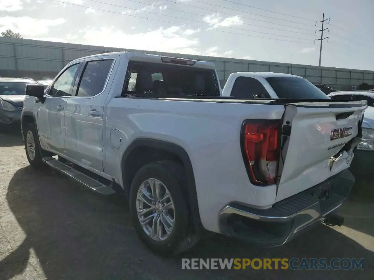 2 Photograph of a damaged car 3GTP8BEDXKG221859 GMC SIERRA 2019