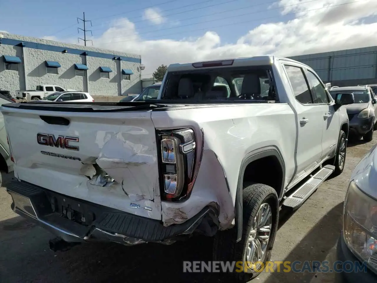 3 Photograph of a damaged car 3GTP8BEDXKG221859 GMC SIERRA 2019