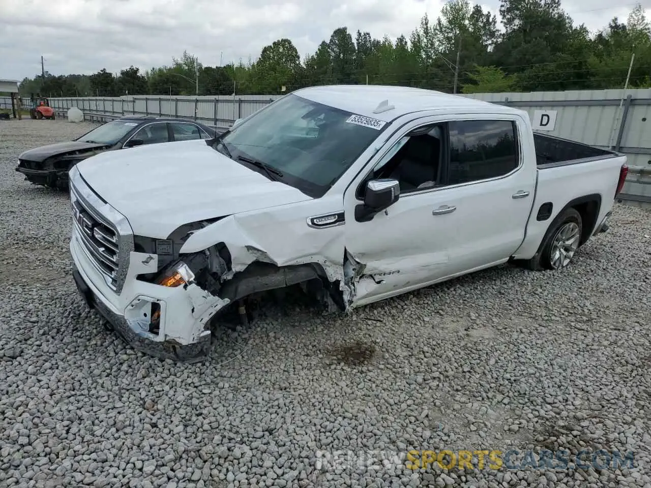 1 Photograph of a damaged car 3GTP8DED2KG276947 GMC SIERRA 2019
