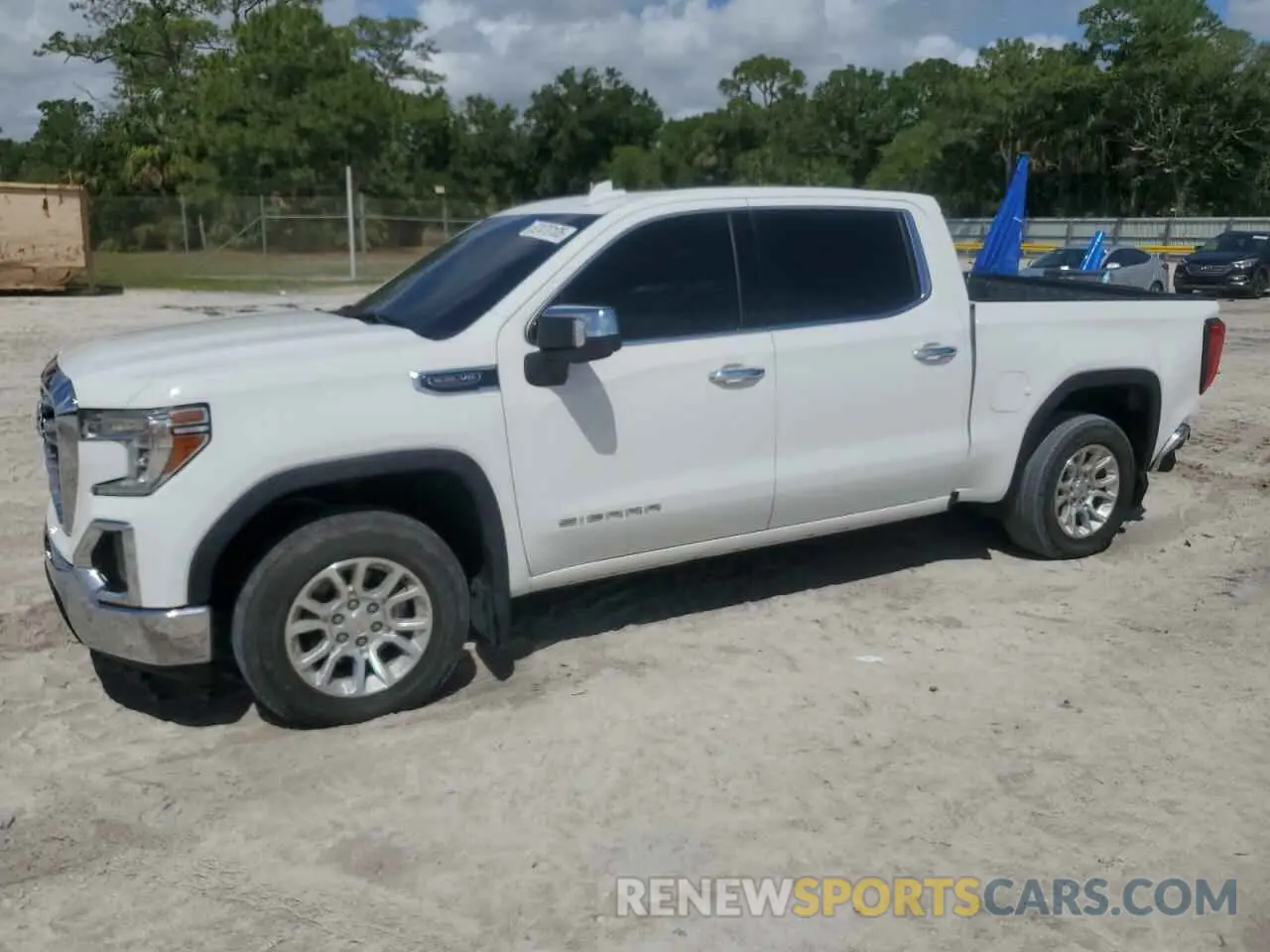 1 Photograph of a damaged car 3GTP8DED8KG245539 GMC SIERRA 2019