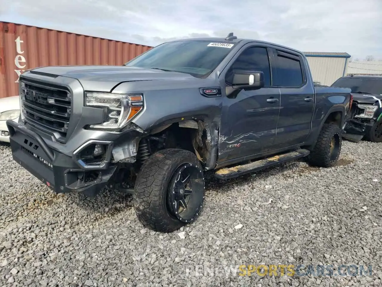 1 Photograph of a damaged car 3GTP9EEL4KG197662 GMC SIERRA 2019
