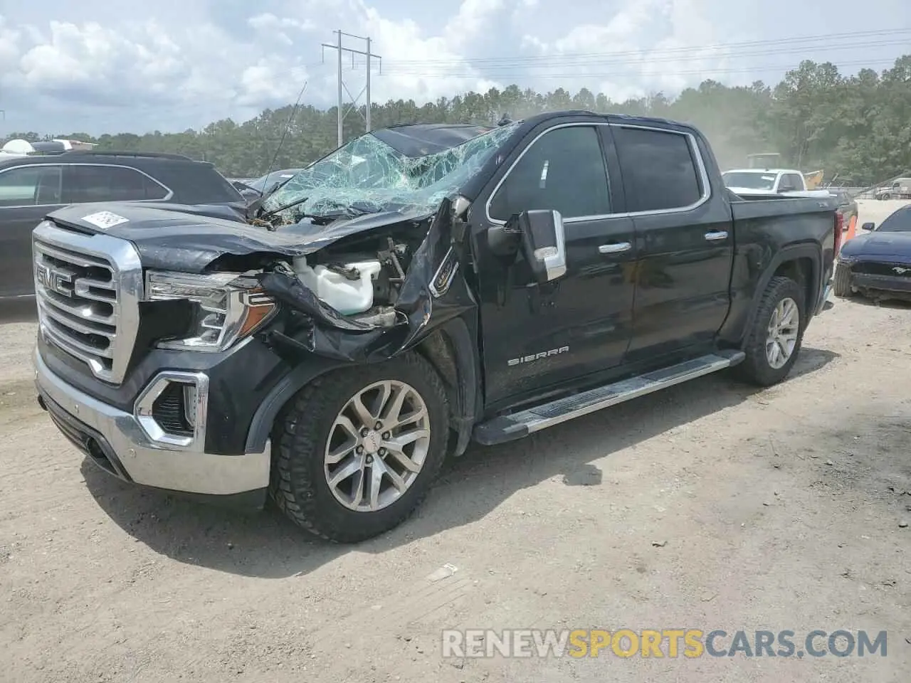 1 Photograph of a damaged car 3GTU9DED0KG200899 GMC SIERRA 2019