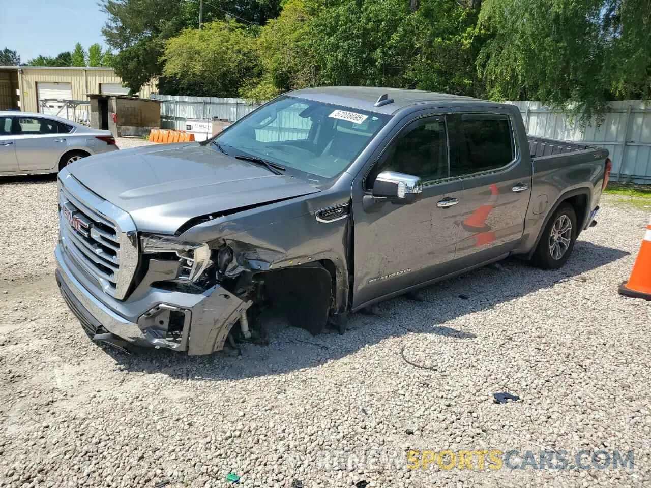 1 Photograph of a damaged car 3GTU9DED2KG223813 GMC SIERRA 2019