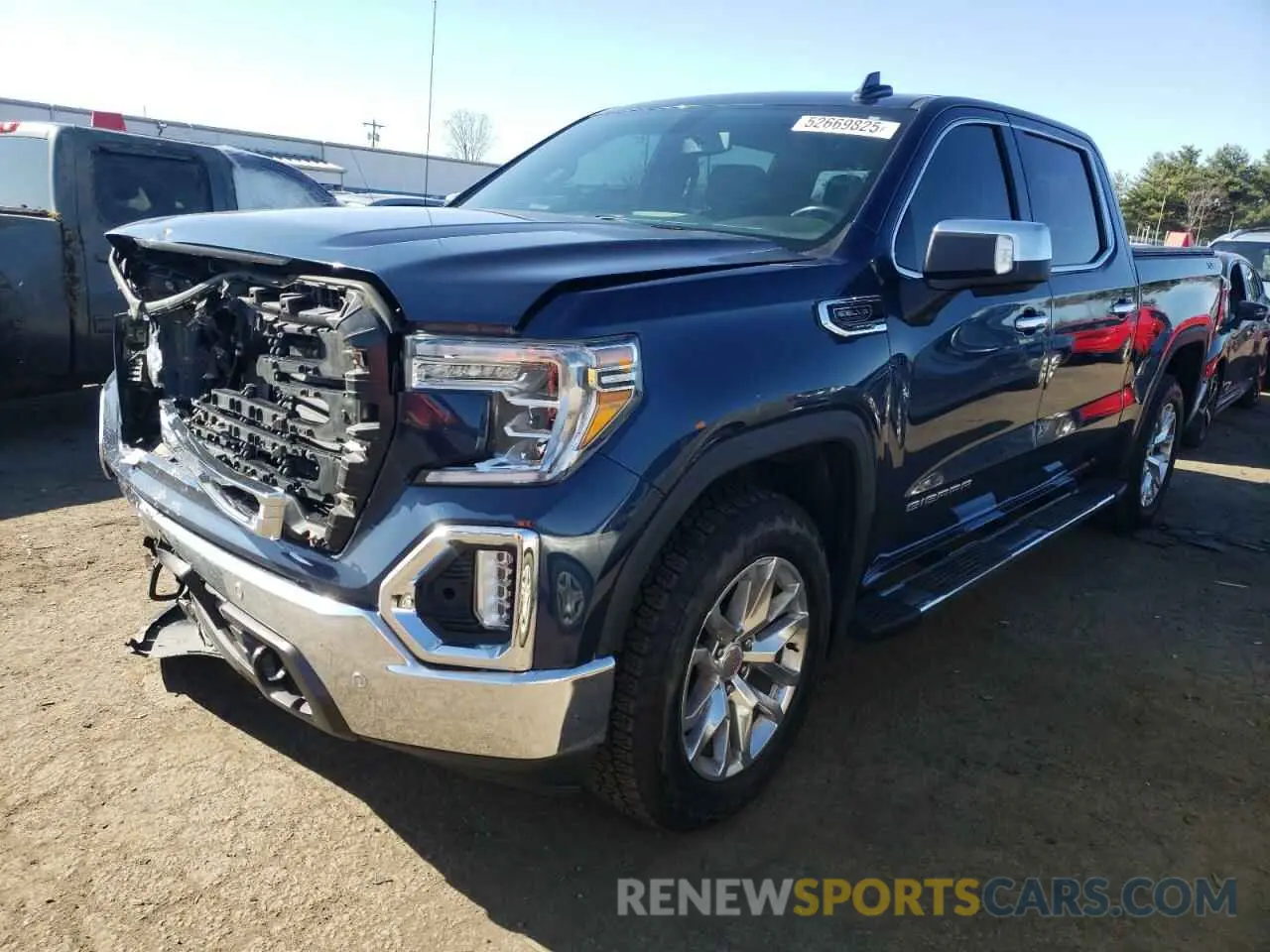 1 Photograph of a damaged car 3GTU9DED5KG247264 GMC SIERRA 2019